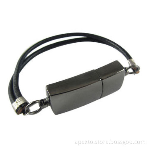 Bracelet Metal USB Flash Drive with 16GB, Supports Password Protection and Bootable Function